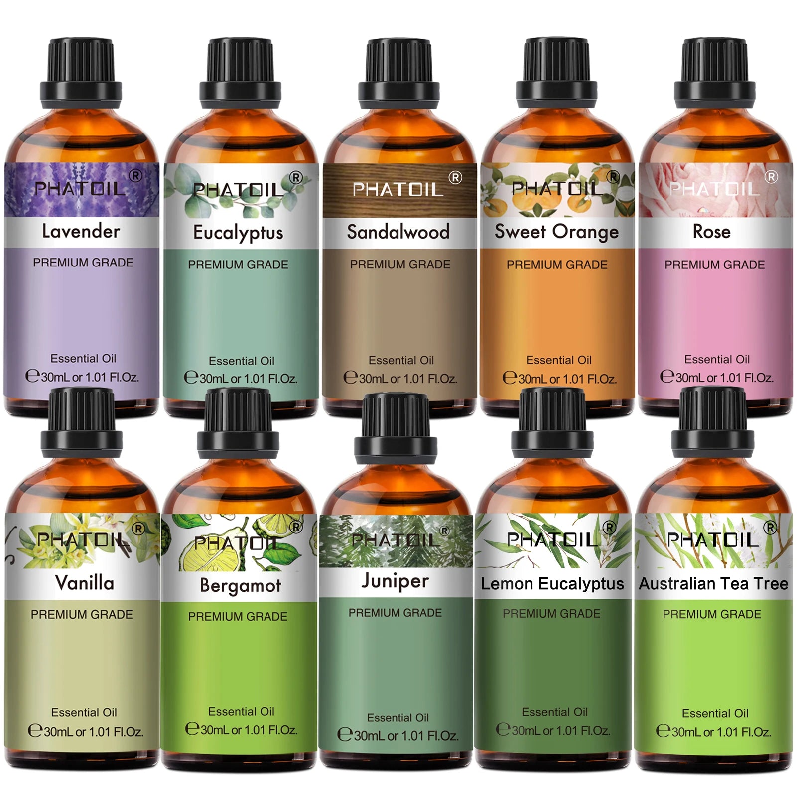 ✨ Discover the Essence of Nature: PHATOIL 30ml Pure Essential Oils