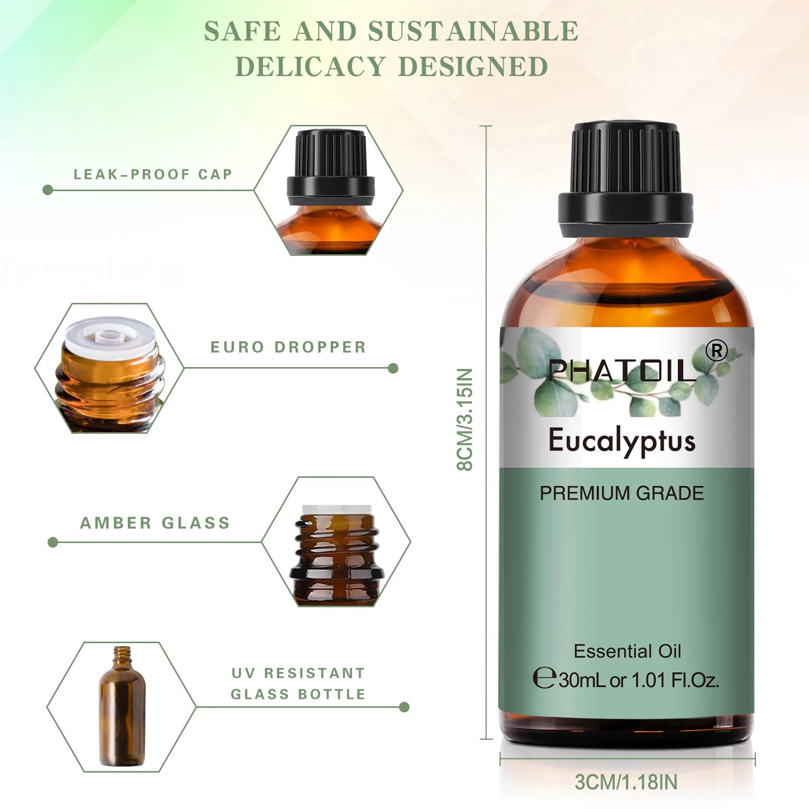 ✨ Discover the Essence of Nature: PHATOIL 30ml Pure Essential Oils