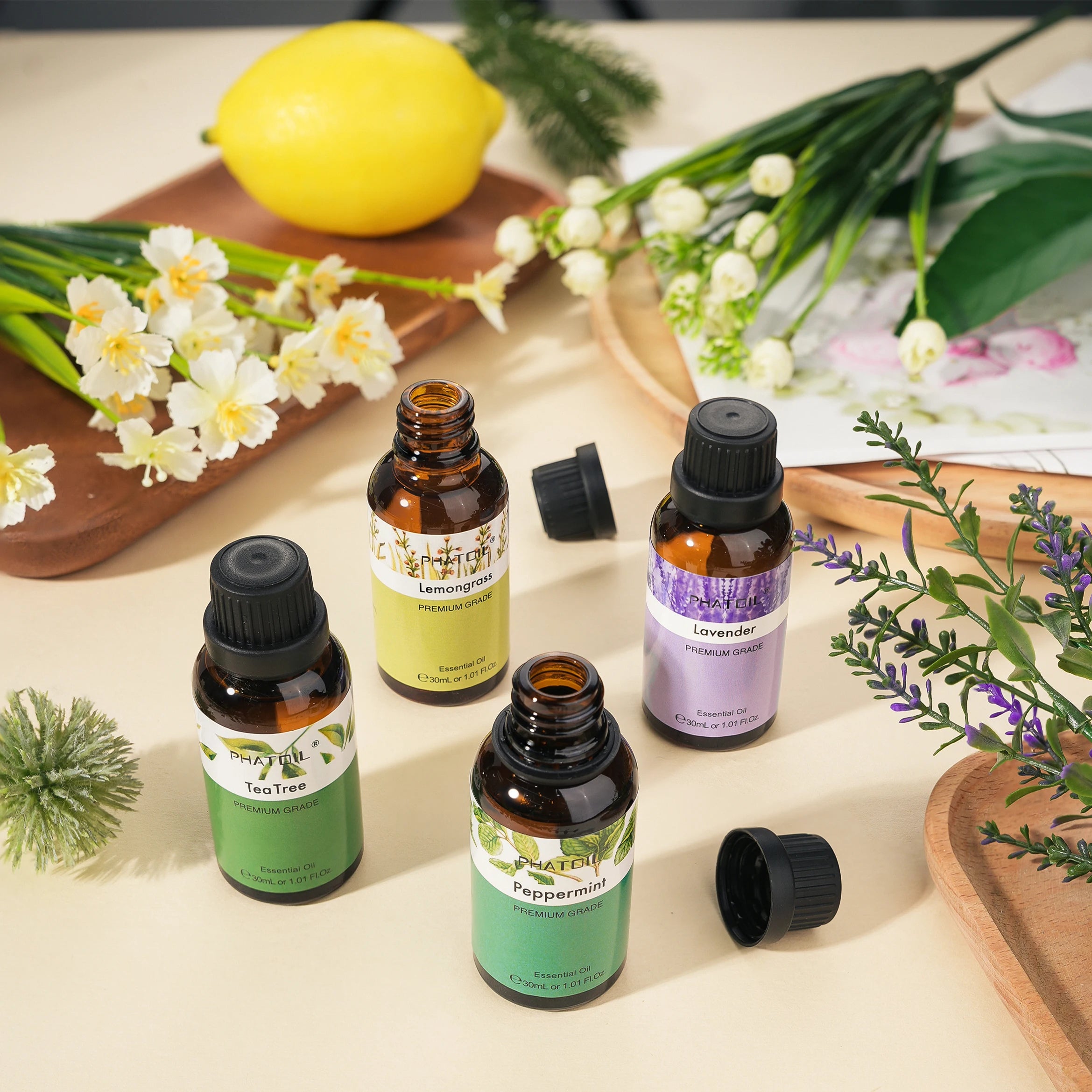 ✨ Discover the Essence of Nature: PHATOIL 30ml Pure Essential Oils